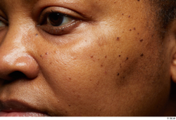 Eye Face Nose Cheek Skin Woman Black Chubby Studio photo references
